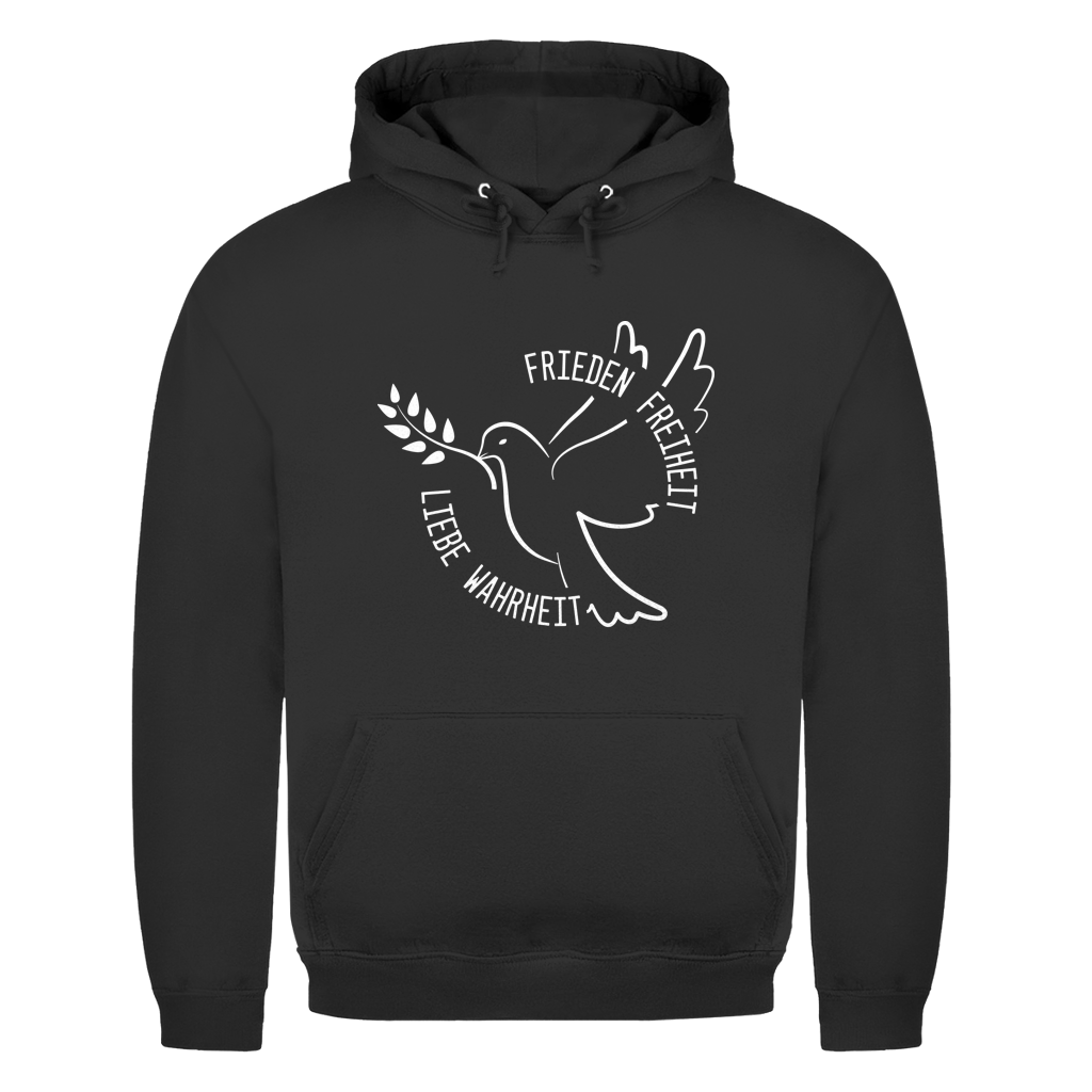 Herren Hoodie Frieden Freiheit Liebe Wahrheit