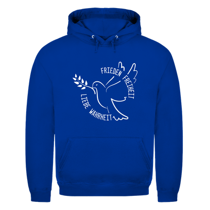 Herren Hoodie Frieden Freiheit Liebe Wahrheit