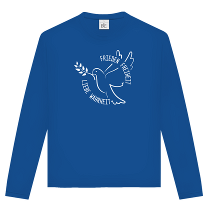 Unisex Langarmshirt Frieden Freiheit Liebe Wahrheit