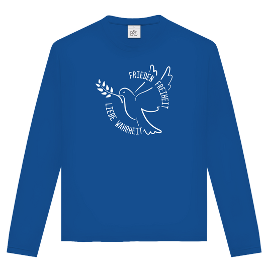 Unisex Langarmshirt Frieden Freiheit Liebe Wahrheit