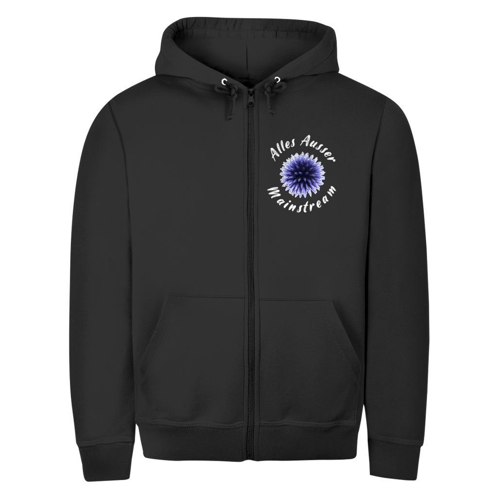 Herren Zipper Hoodie Alles Ausser Mainstream
