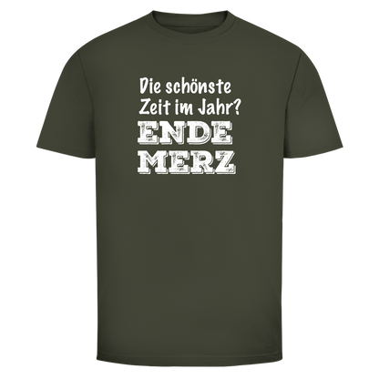Herren T-Shirt Die schönste Zeit im Jahr? Ende Merz