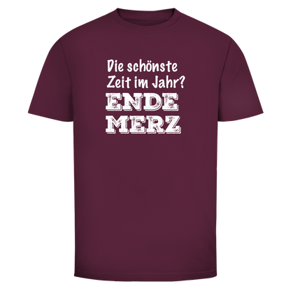 Herren T-Shirt Die schönste Zeit im Jahr? Ende Merz