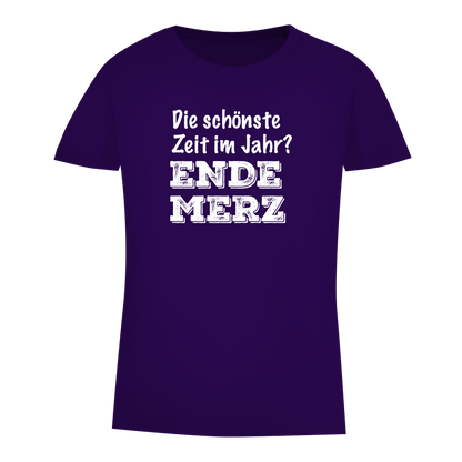 Damen Premium Bio T-Shirt Die schönste Zeit im Jahr? Ende Merz