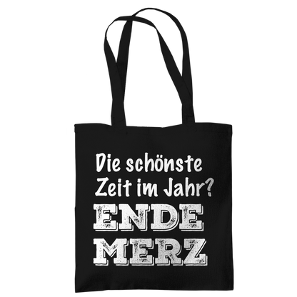 Tragetasche Die schönste Zeit im Jahr? Ende Merz