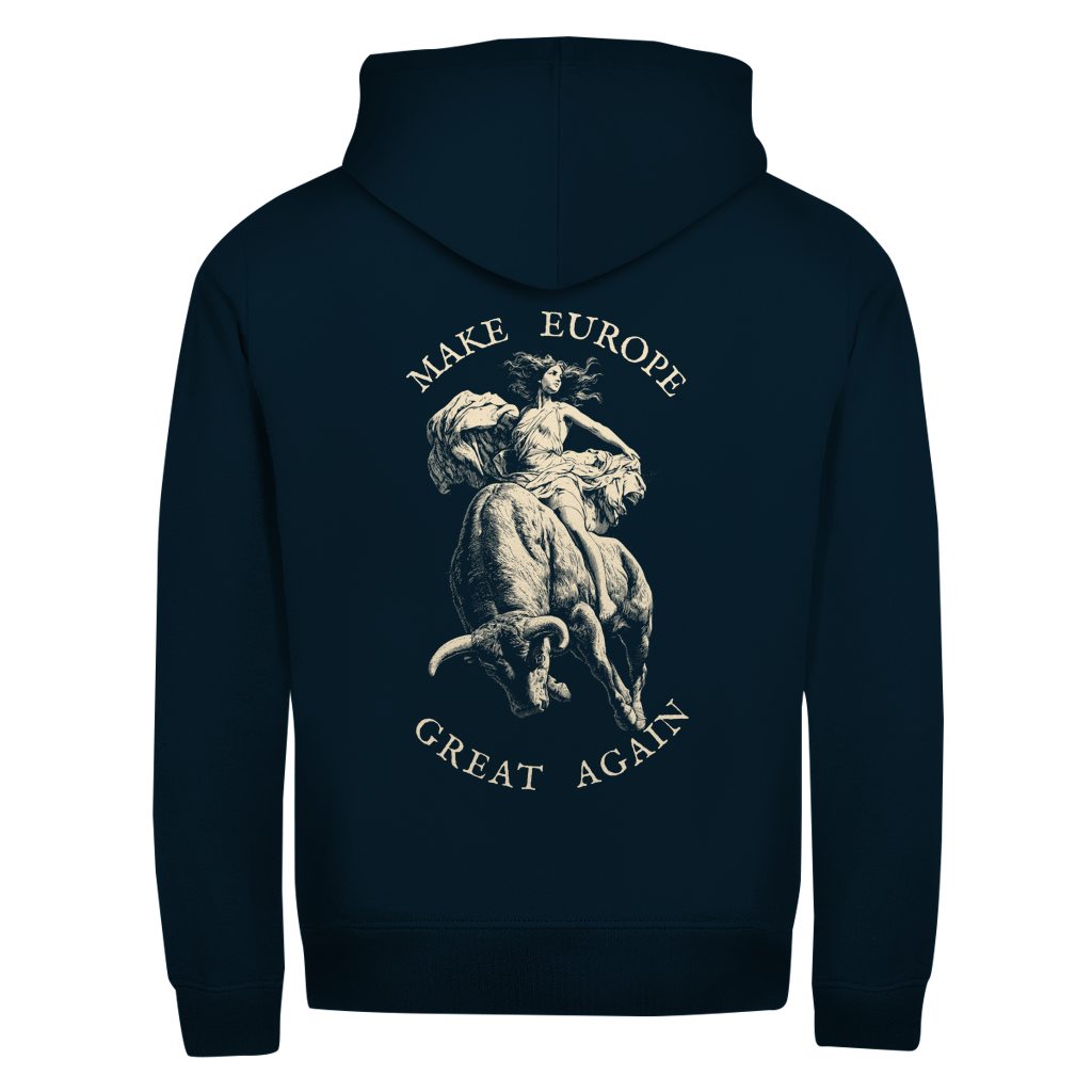 Unisex Zipper Hoodie Make Europe Great Again