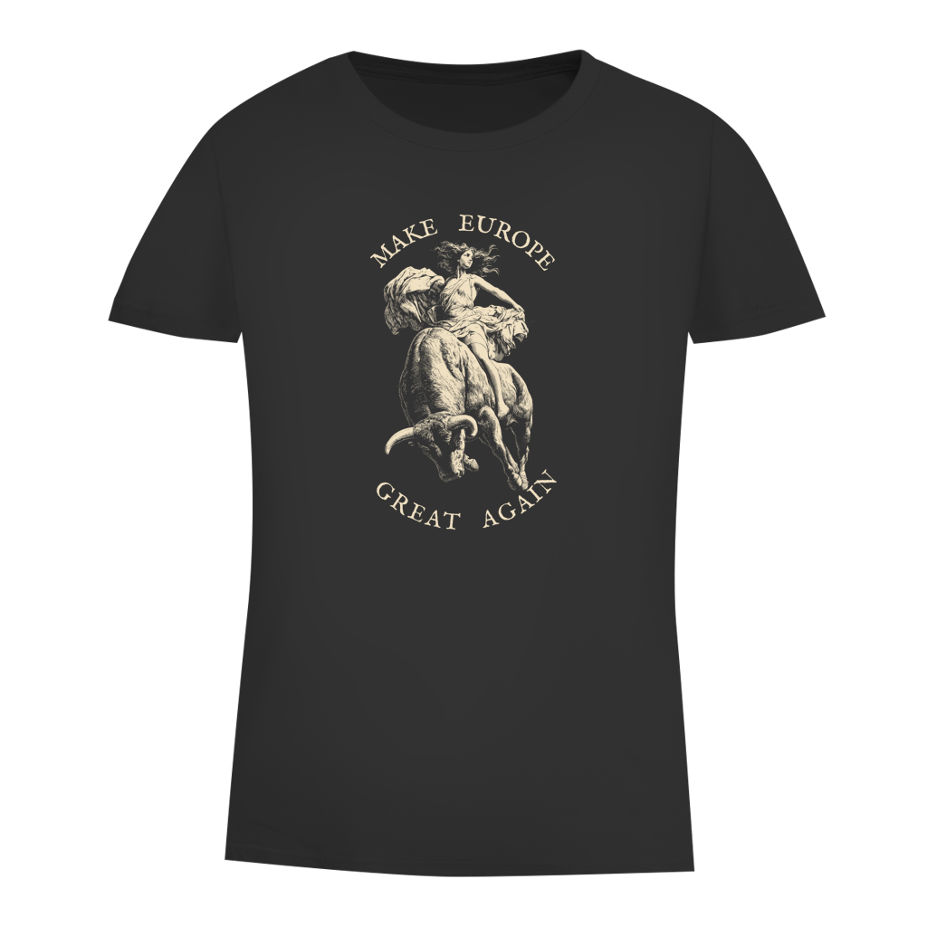 Damen Premium Bio T-Shirt Make Europe Great Again
