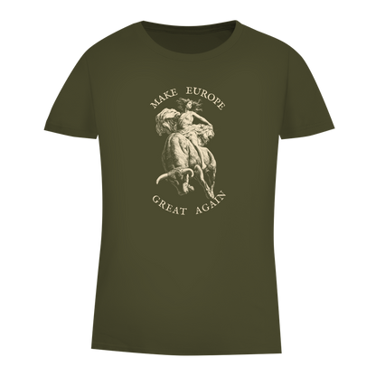 Damen Premium Bio T-Shirt Make Europe Great Again