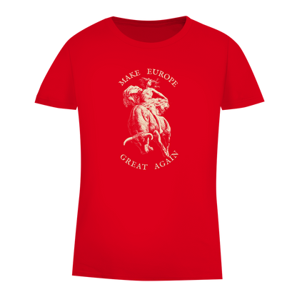 Damen Premium Bio T-Shirt Make Europe Great Again