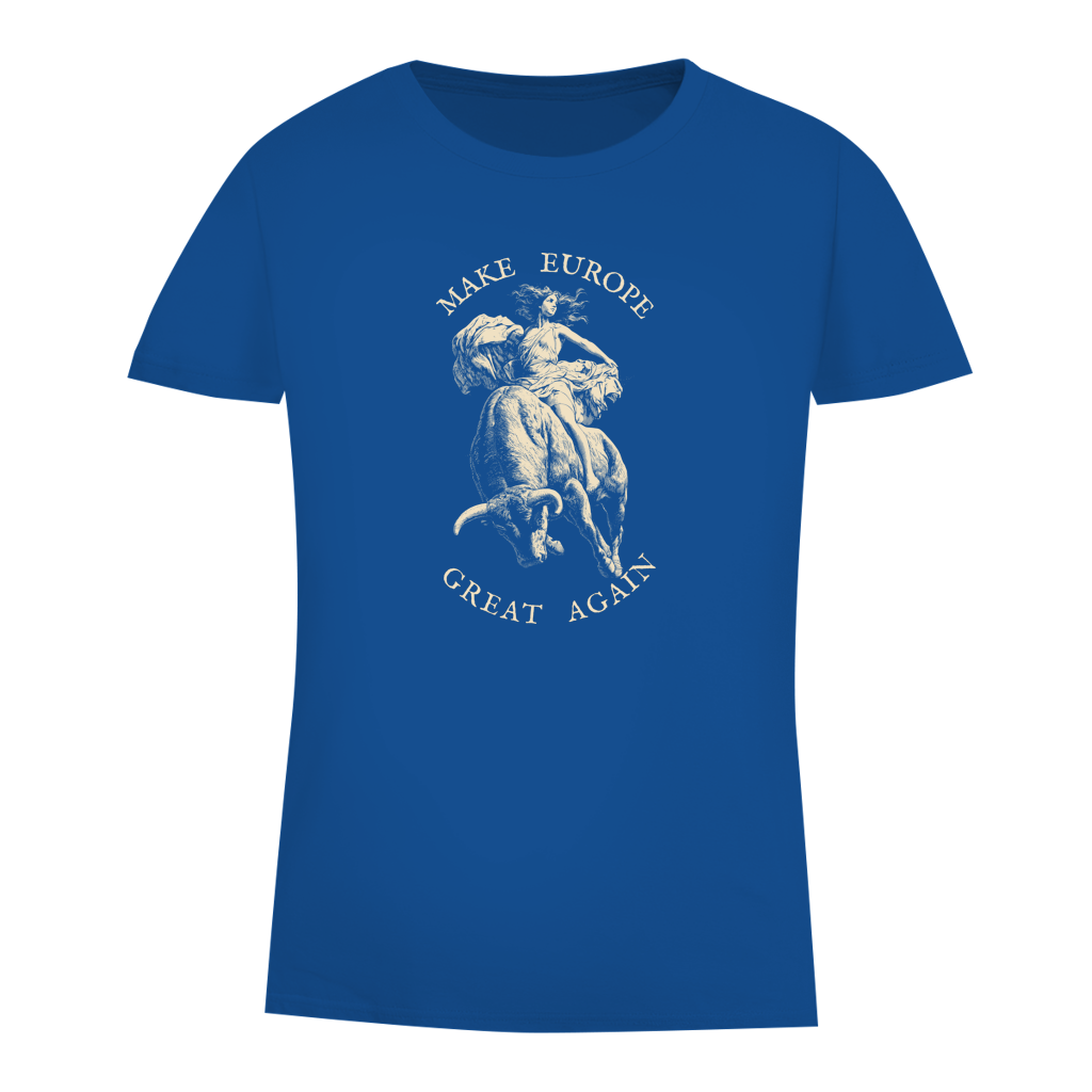 Damen Premium Bio T-Shirt Make Europe Great Again