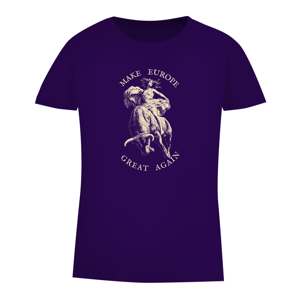 Damen Premium Bio T-Shirt Make Europe Great Again