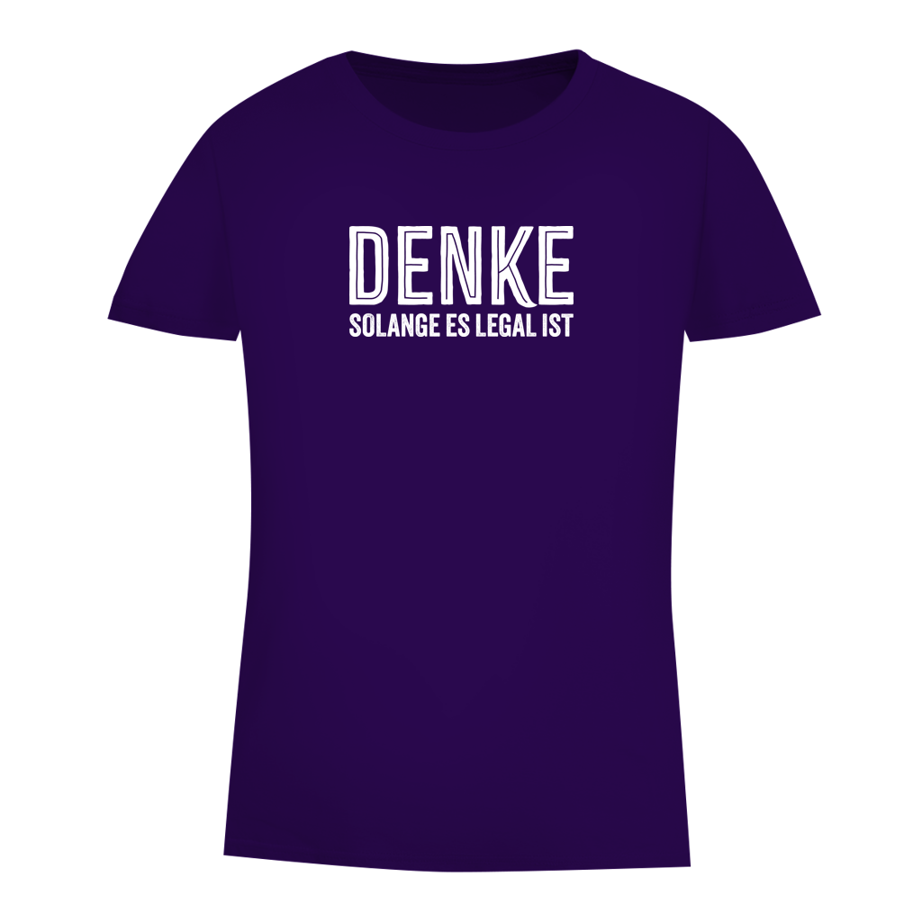 Damen Premium Bio T-Shirt Denke - solange es legal ist