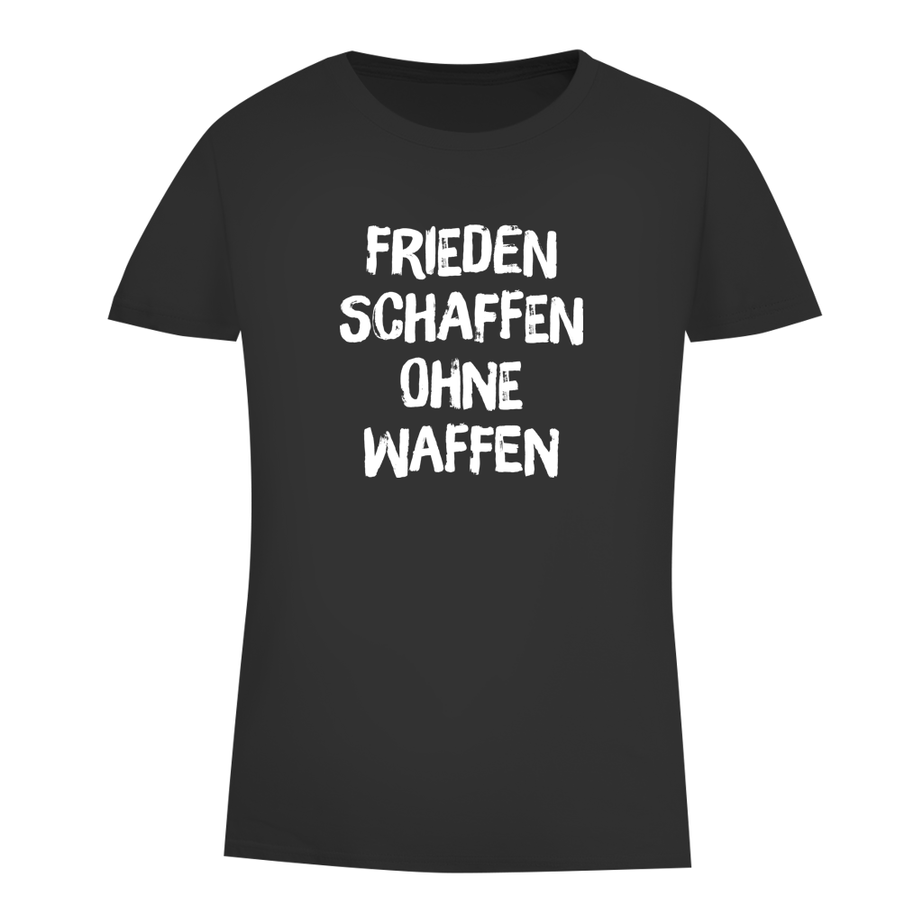 Damen Premium Bio T-Shirt Frieden schaffen ohne Waffen