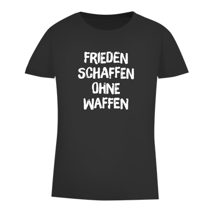 Damen Premium Bio T-Shirt Frieden schaffen ohne Waffen