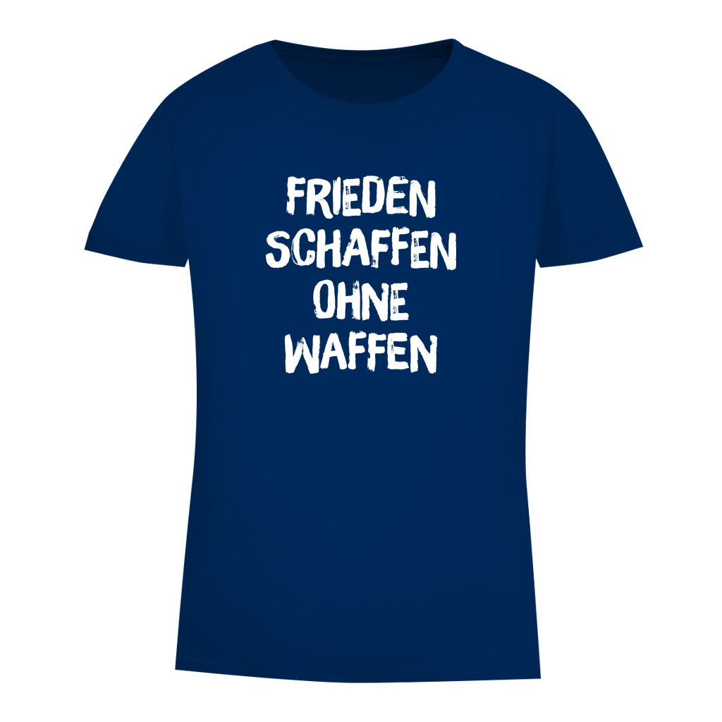 Damen Premium Bio T-Shirt Frieden schaffen ohne Waffen