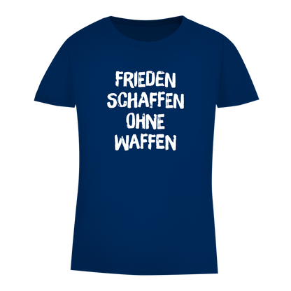 Damen Premium Bio T-Shirt Frieden schaffen ohne Waffen