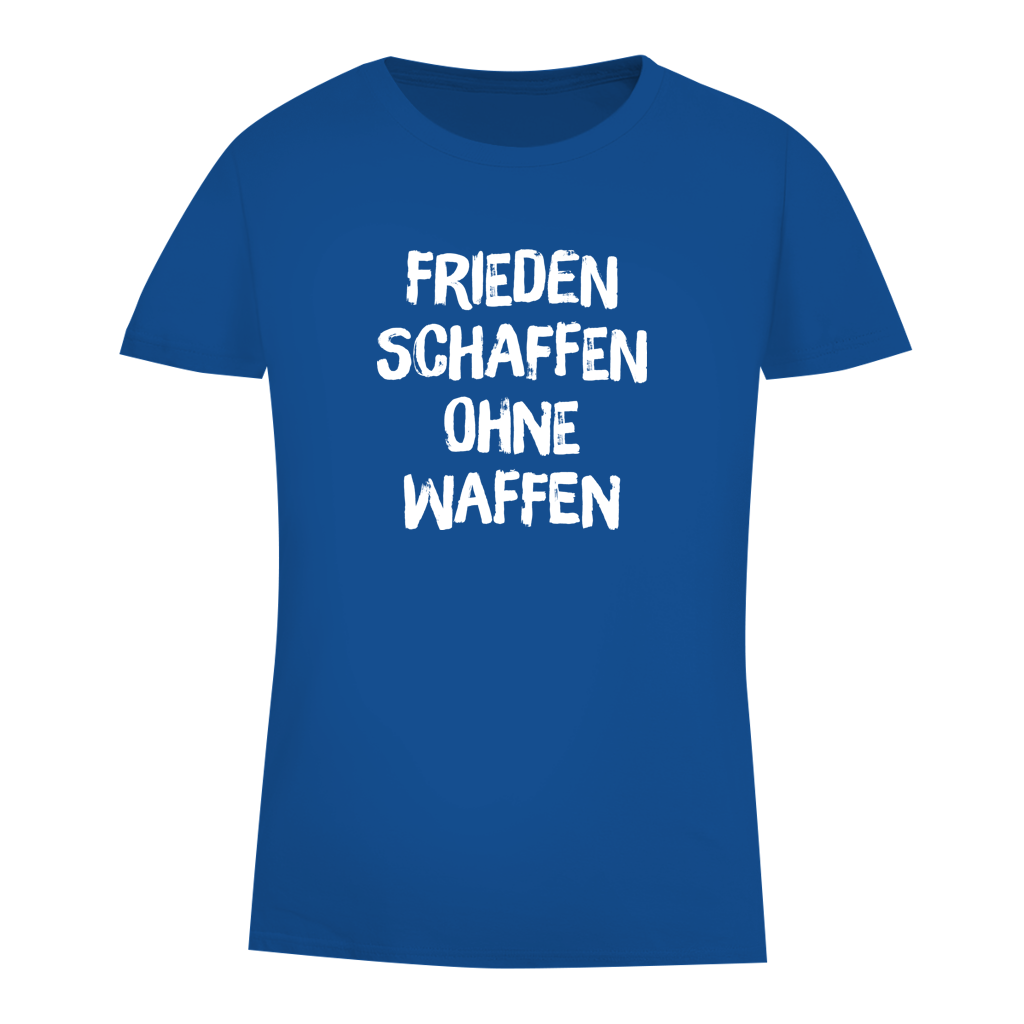 Damen Premium Bio T-Shirt Frieden schaffen ohne Waffen