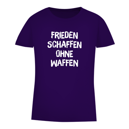 Damen Premium Bio T-Shirt Frieden schaffen ohne Waffen