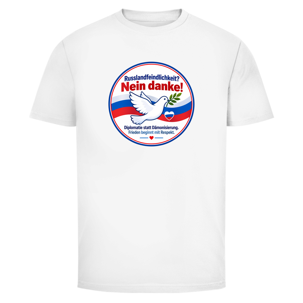 Herren T-Shirt Russlandfeindlichkeit? Nein Danke!