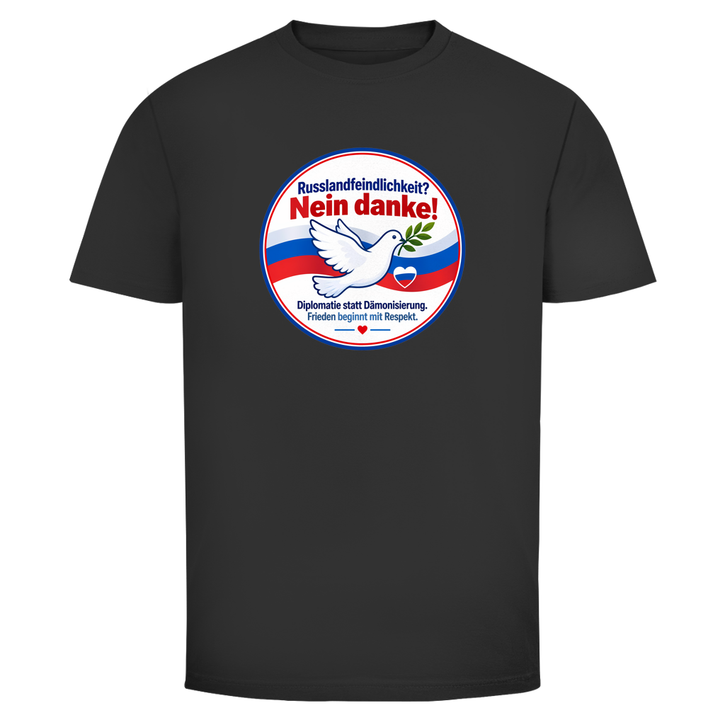 Herren T-Shirt Russlandfeindlichkeit? Nein Danke!
