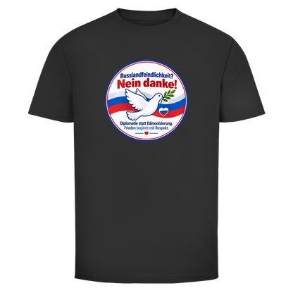 Herren T-Shirt Russlandfeindlichkeit? Nein Danke!