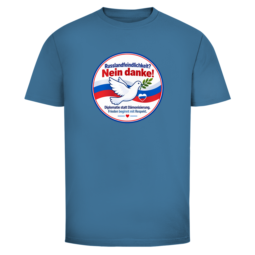 Herren T-Shirt Russlandfeindlichkeit? Nein Danke!
