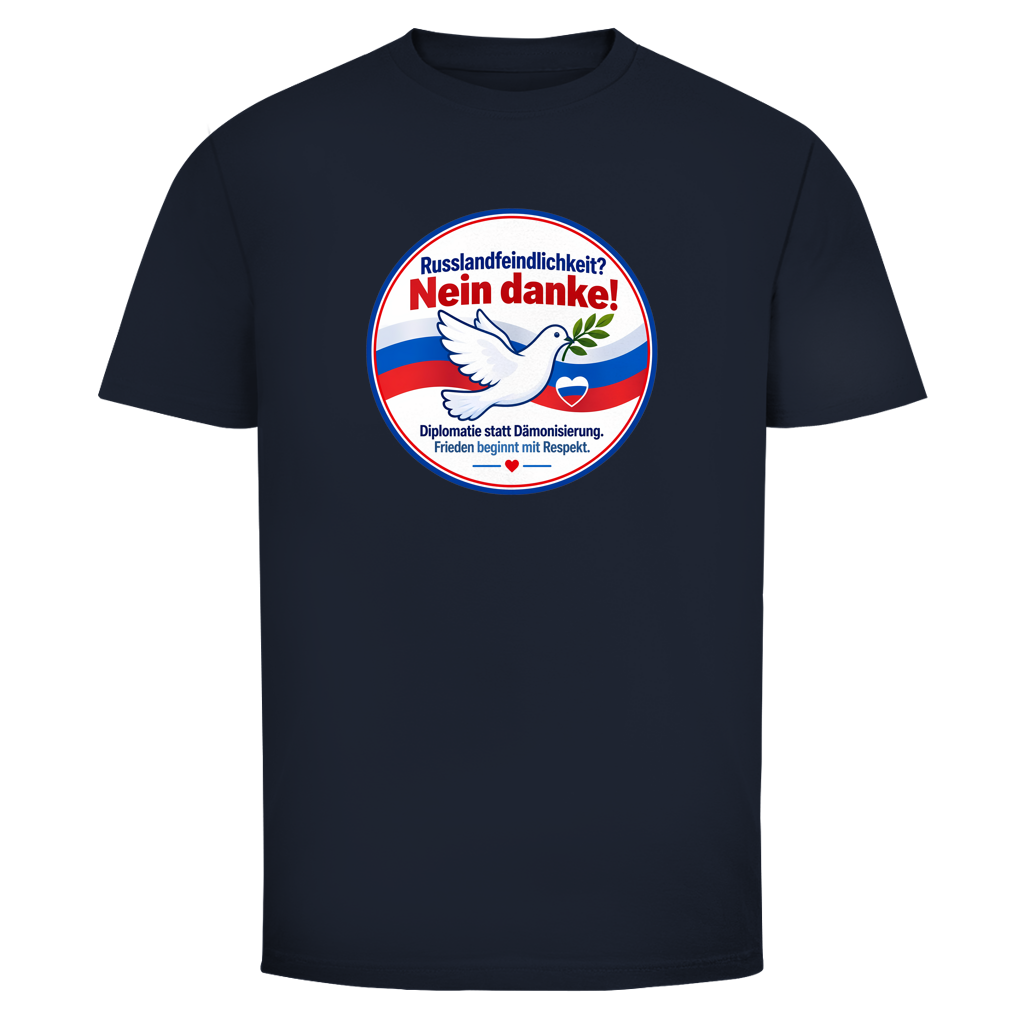 Herren T-Shirt Russlandfeindlichkeit? Nein Danke!