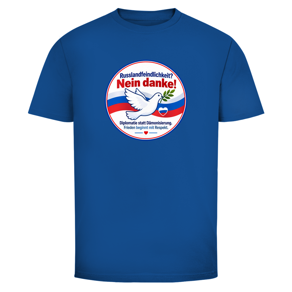 Herren T-Shirt Russlandfeindlichkeit? Nein Danke!