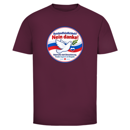 Herren T-Shirt Russlandfeindlichkeit? Nein Danke!