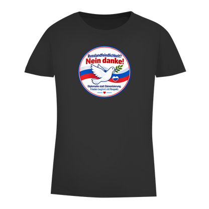 Damen Premium Bio T-Shirt Russlandfeindlichkeit? Nein Danke!