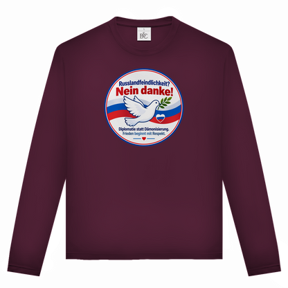 Unisex Langarmshirt Russlandfeindlichkeit? Nein Danke!