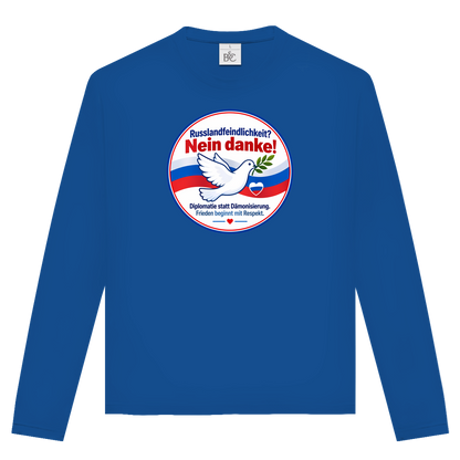 Unisex Langarmshirt Russlandfeindlichkeit? Nein Danke!
