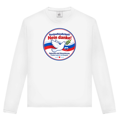 Unisex Langarmshirt Russlandfeindlichkeit? Nein Danke!