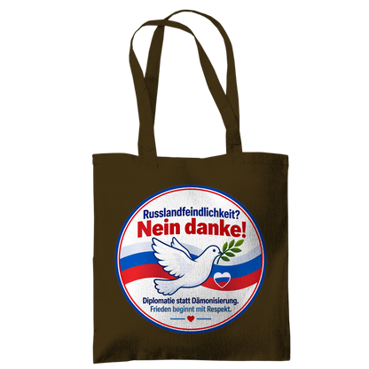 Tragetasche Russlandfeindlichkeit? Nein Danke!