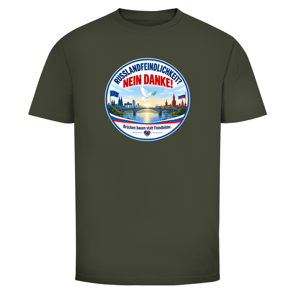 Herren T-Shirt Russlandfeindlichkeit? Nein danke!