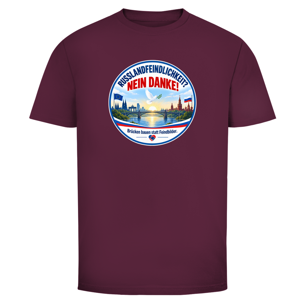 Herren T-Shirt Russlandfeindlichkeit? Nein danke!