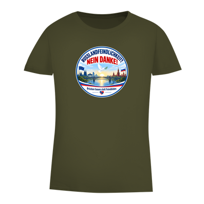 Damen Premium Bio T-Shirt Russlandfeindlichkeit? Nein danke!