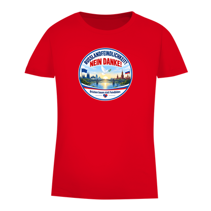Damen Premium Bio T-Shirt Russlandfeindlichkeit? Nein danke!