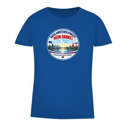 Damen Premium Bio T-Shirt Russlandfeindlichkeit? Nein danke!