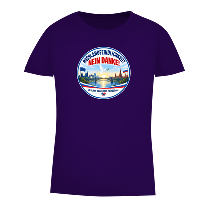 Damen Premium Bio T-Shirt Russlandfeindlichkeit? Nein danke!