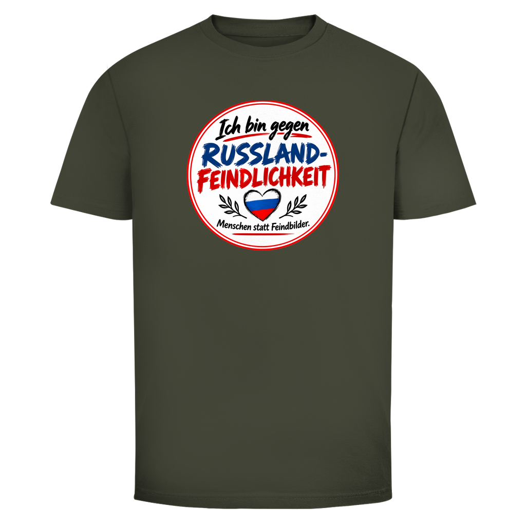 Herren T-Shirt Ich bin gegen Russlandfeindlichkeit