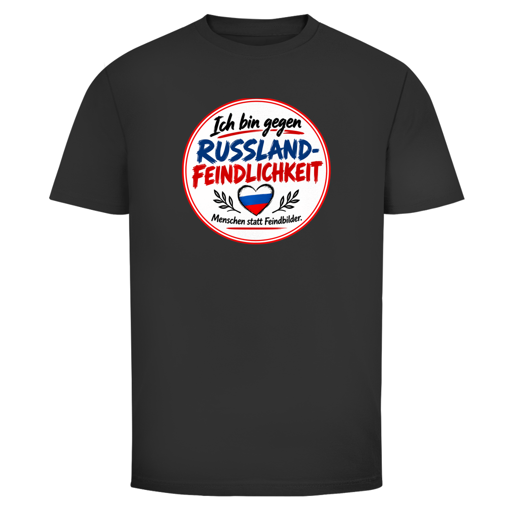 Herren T-Shirt Ich bin gegen Russlandfeindlichkeit