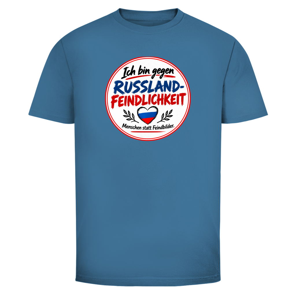 Herren T-Shirt Ich bin gegen Russlandfeindlichkeit
