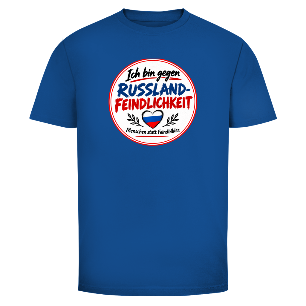 Herren T-Shirt Ich bin gegen Russlandfeindlichkeit