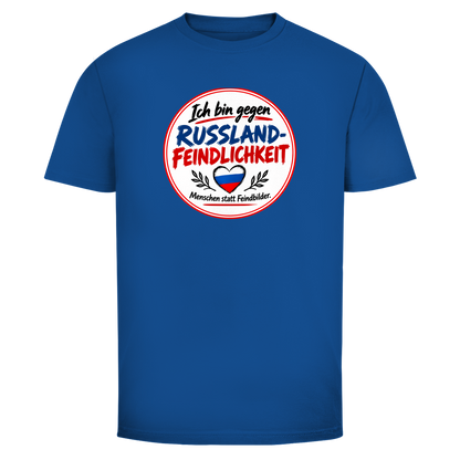 Herren T-Shirt Ich bin gegen Russlandfeindlichkeit