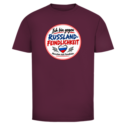 Herren T-Shirt Ich bin gegen Russlandfeindlichkeit
