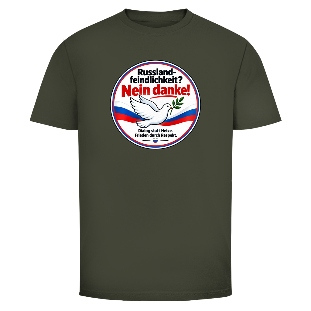 Herren T-Shirt Russlandfeindlichkeit? Nein danke!