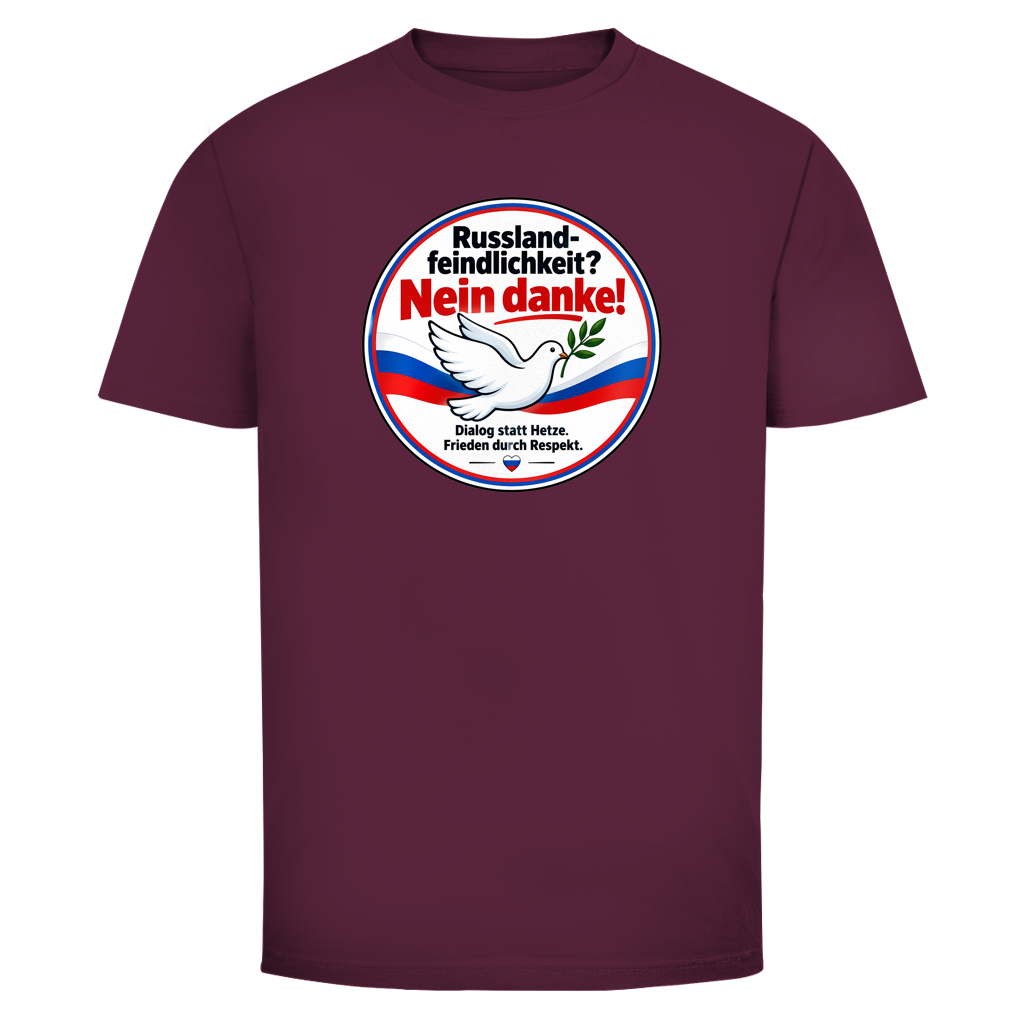 Herren T-Shirt Russlandfeindlichkeit? Nein danke!