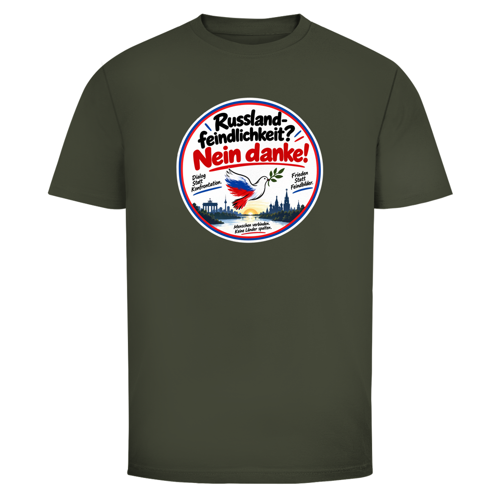 Herren T-Shirt Russlandfeindlichkeit? Nein Danke!