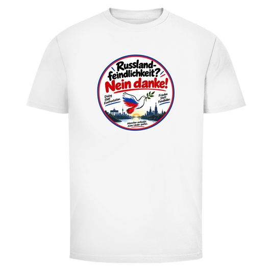 Herren T-Shirt Russlandfeindlichkeit? Nein Danke!